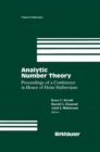 Image for Analytic Number Theory:The Halberstam Festschrift 2