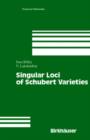 Image for Singular Loci of Schubert Varieties