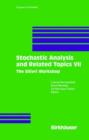 Image for Stochastic Analysis and Related Topics VII