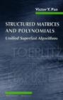 Image for Structured Matrices and Polynomials