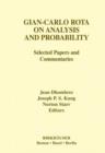 Image for Gian-Carlo Rota on analysis, convexity, and probability  : selected papers and commentaries