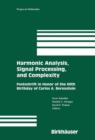Image for Harmonic Analysis, Signal Processing, and Complexity