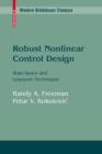 Image for Robust Nonlinear Control Design