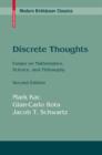 Image for Discrete Thoughts : Essays on Mathematics, Science and Philosophy