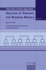 Image for Analysis of Variance for Random Models: Volume I: Balanced Data Theory, Methods, Applications and Data Analysis