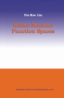 Image for Kothe-bochner Function Spaces