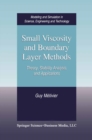 Image for Small Viscosity and Boundary Layer Methods: Theory, Stability Analysis, and Applications