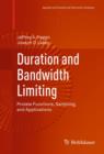 Image for Duration and bandwidth limiting: prolate functions, sampling, and applications