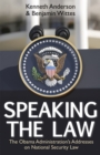 Image for Speaking the Law