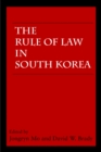 Image for The Rule of Law in South Korea