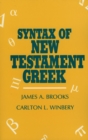Image for Syntax of New Testament Greek