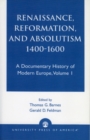 Image for Renaissance, Reformation, and Absolutism 1400-1600