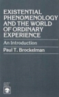 Image for Existential Phenomenology and the World of Ordinary Experience : An Introduction