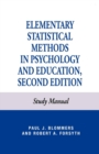 Image for Elementary Statistical Methods in Psychology : and Education, Study Manual