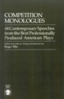 Image for Competition Monologues : 44 Contemporary Speeches from the Best Professionally Produced American Plays