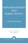 Image for Implementation and Public Policy