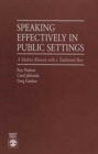 Image for Speaking Effectively in Public Settings