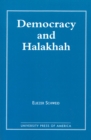 Image for Democracy and the Halakhah