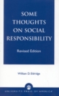 Image for Some Thoughts on Social Responsibility