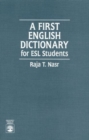 Image for A First English Dictionary