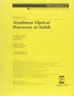 Image for Nonlinear Optical Processes In Solids