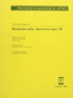 Image for Biomolecular Spectroscopy Iii