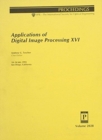 Image for Applications of Digital Image Processing Xvi