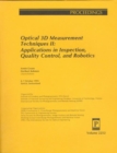 Image for Optical 3D Measurement Techniques Ii Applications