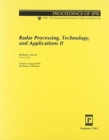 Image for Radar Processing Technology &amp; Applications Ii
