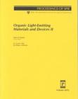 Image for Organic Light-Emitting Materials and Devices II : 21-23 July, 1998, San Diego, California