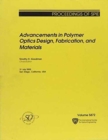 Image for Advancements in Polymer Optics Design, Fabrication, and Materials