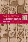 Image for Back in No Time: The Brion Gysin Reader