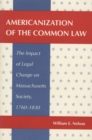 Image for Americanization of the Common Law