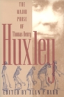 Image for rhe Major Prose of Thomas Henry Huxley