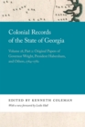 Image for Colonial Records of the State of Georgia