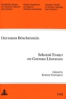 Image for Selected Essays on German Literature