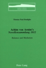 Image for Achim Von Arnim&#39;s Novellensammlung 1812 : Balance and Mediation