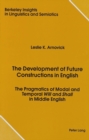 Image for The Development of Future Constructions in English