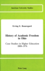 Image for History of Academic Freedom in Ohio