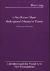 Image for Shakespeare&#39;s Mannerist Canon : Ut Picturae Poemata