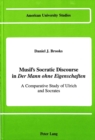 Image for Musil&#39;s Socratic Discourse in Der Mann Ohne Eigenschaften : A Comparative Study of Ulrich and Socrates