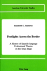 Image for Footlights Across the Border : A History of Spanish-language Professional Theatre on the Texas Stage