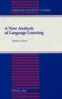 Image for A New Analysis of Language Learning