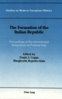 Image for The Formation of the Italian Republic