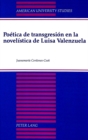 Image for Poetica de Transgresion en la Novelistica De Luisa Valenzuela