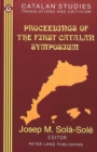 Image for Proceedings of the First Catalan Symposium