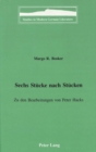 Image for Sechs Stuecke Nach Stuecken