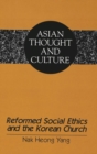 Image for Reformed Social Ethics and the Korean Church