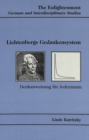 Image for Lichtenbergs Gedankensystem : Denkanweisung Fuer Jedermann