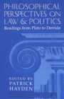 Image for Philosophical Perspectives on Law and Politics